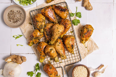 Garlic Ginger Scallion Drumsticks