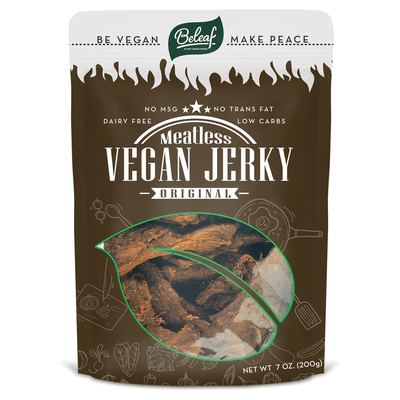 Beleaf Plant - Based Jerky: Original - Foodservice - Beleaf Vegan